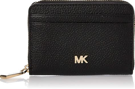 michael michael kors small pebbled leather wallet black review|Michael Kors black wallet sale.